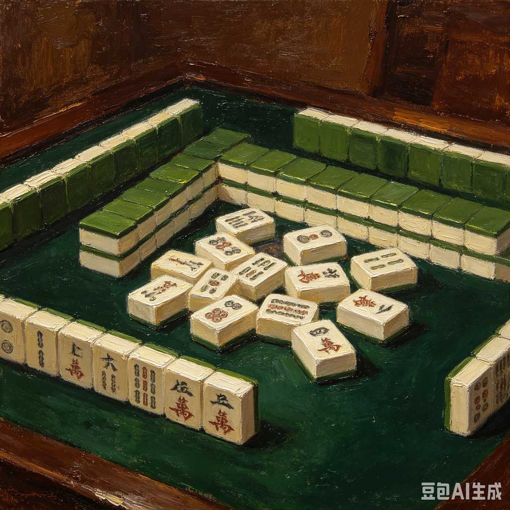 custom logo printed mahjong tiles